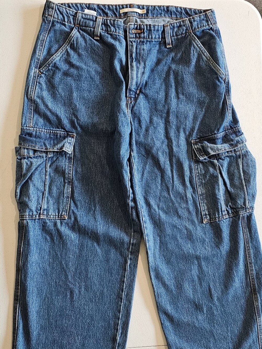 Levis '94 Baggy Women's Cargo Baggy jeans Y2K 90s | S: 32 | wide leg | 6 pockets